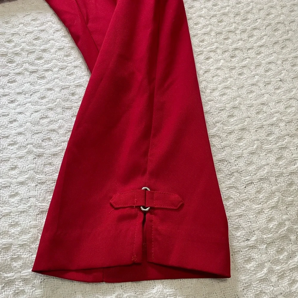 Allison Daley Vibrant Red Crop Pants~ Size 4P~‎ Casual and comfy